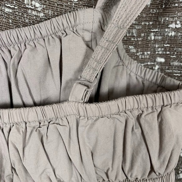 NWT Aritzia Sunday Best Martine Poplin Top Gray Smocked Chic Minimalist Women XS - Picture 6 of 12